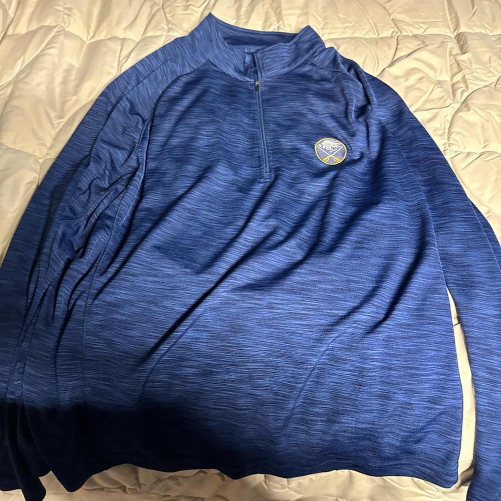 Buffalo Sabres Men's Blue Quarter-Zip Shirt
